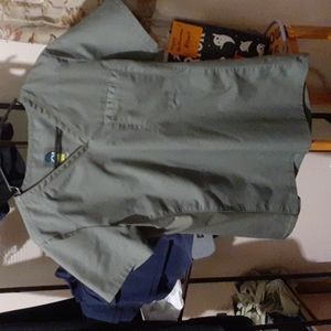 Scrub Top Olive Green